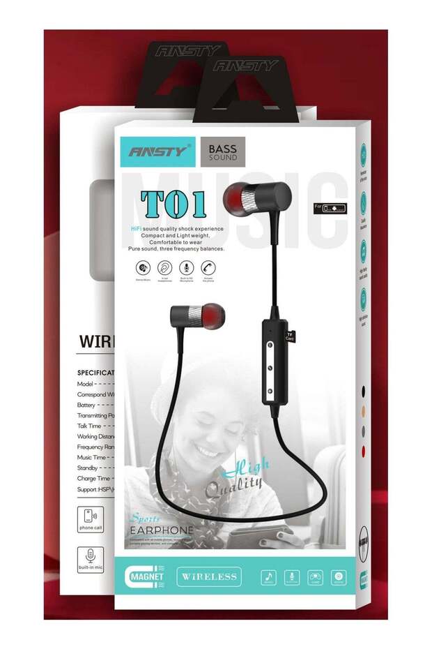 سماعة رأس لاسلكية بجودة صوت عالية - 1