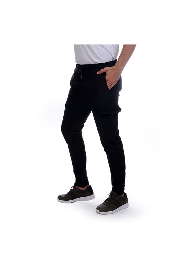 Unisex Jogger Işçi Pantolon Siyah - 2