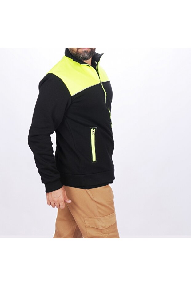 İşçi Montu Neon Şardonlu - 1