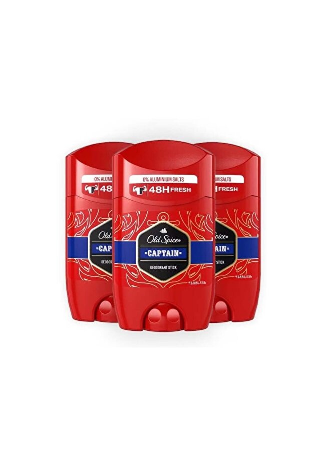 Pachet 3 X Deodorant Stick Captain, 50 ml - 1