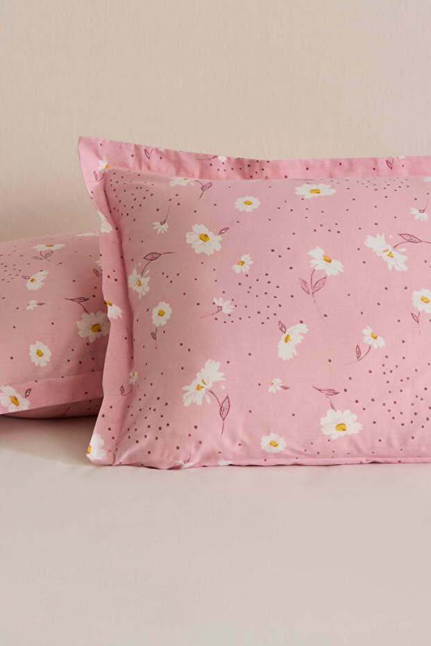 Daisy 2-Piece Pillow Case Pink 50X70