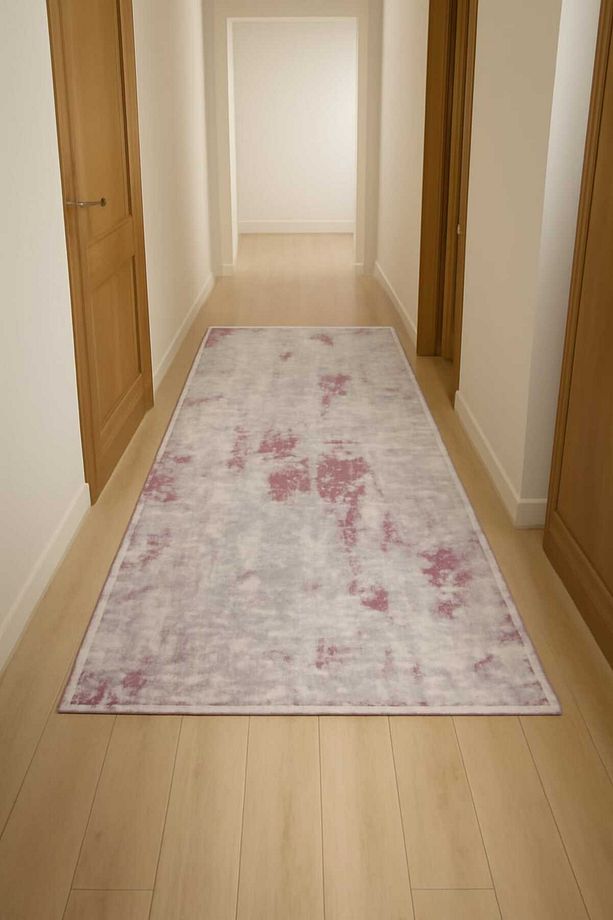 100 X 200 Ölçülerinde Lila Mor Renklerinde Modern Tarzda Akrilik Yollu - 1