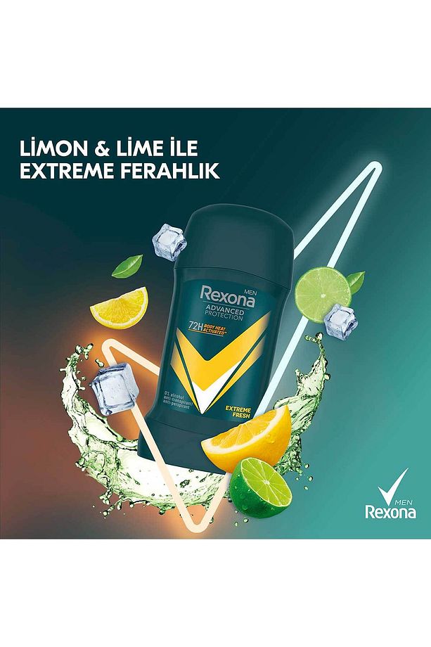 Men Advanced Protection Erkek Stick Deodorant Extreme Fresh 50 ml x2 - 6