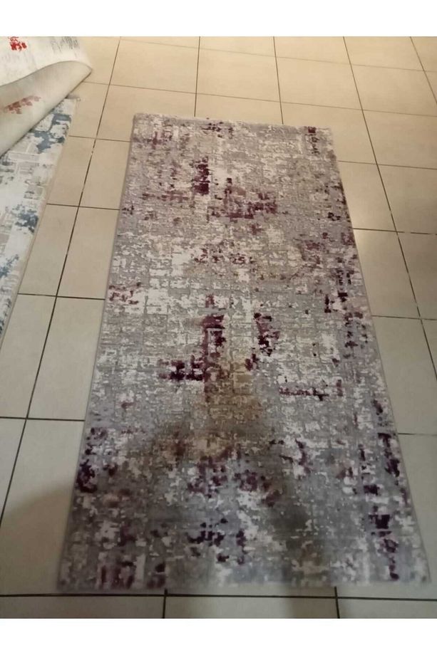 100 X 200 Ölçülerinde Lila Mor Renklerinde Modern Tarzda Akrilik Yollu - 4