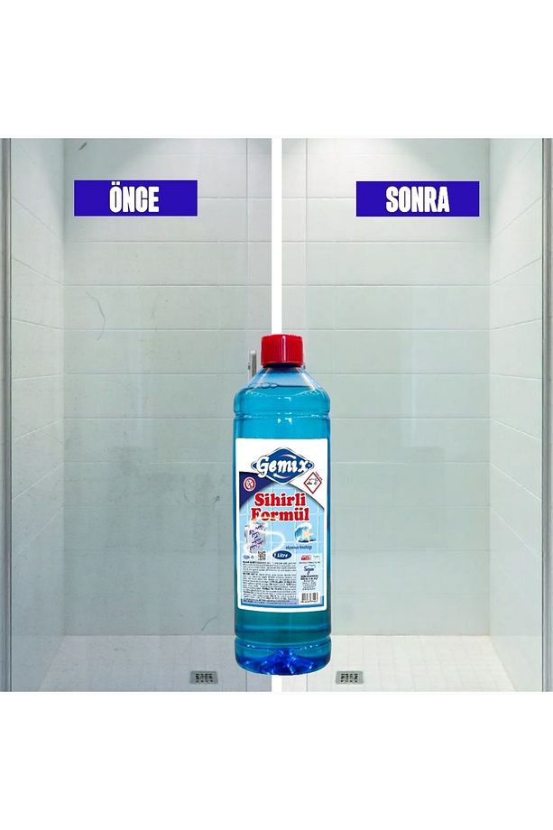 Gemix Sihirli Formül Mavi Su Fayans Derz Duşakabin Temizleyici 1000 ml 3 Adet - 3