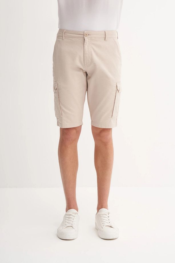 Regular Fit Kargo Bermuda Şort 6143 - 3