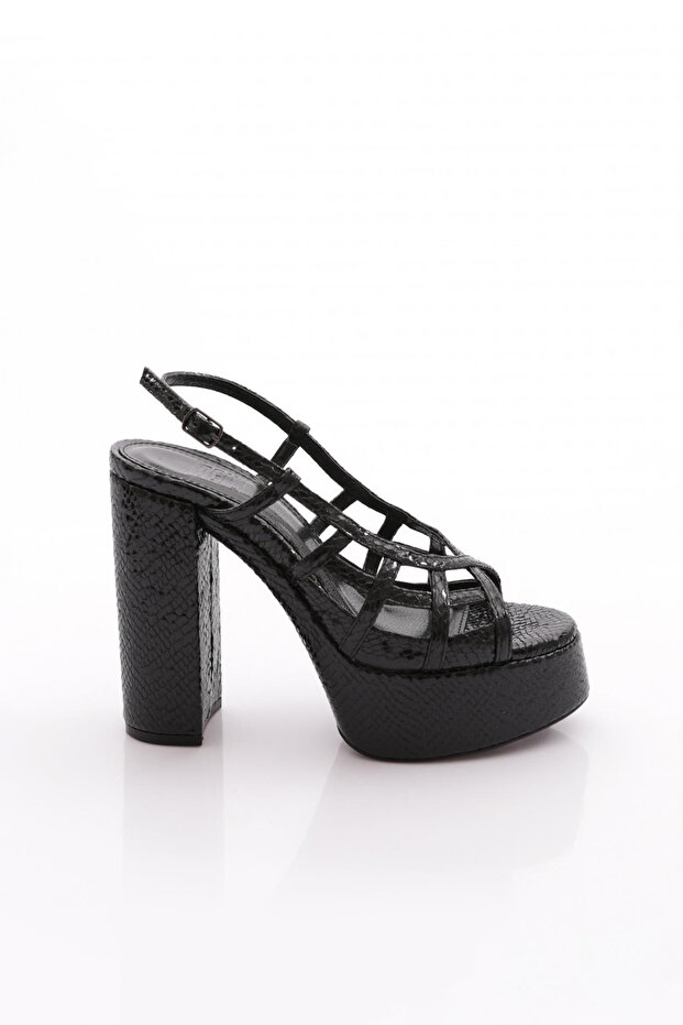 Women's Platform Heeled Shoes 423236