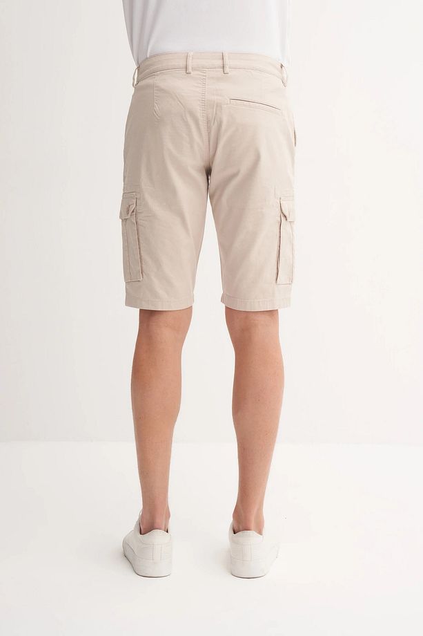 Regular Fit Kargo Bermuda Şort 6143 - 4