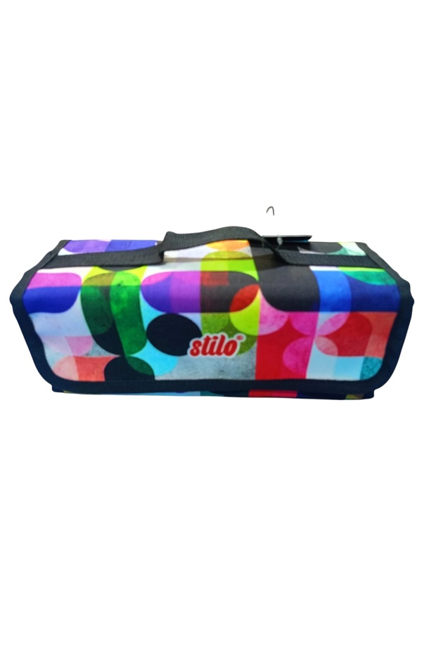 حقيبة أقلام رصاص من القماش من STİLO بأربعة أشكال (نمط-3) - 2