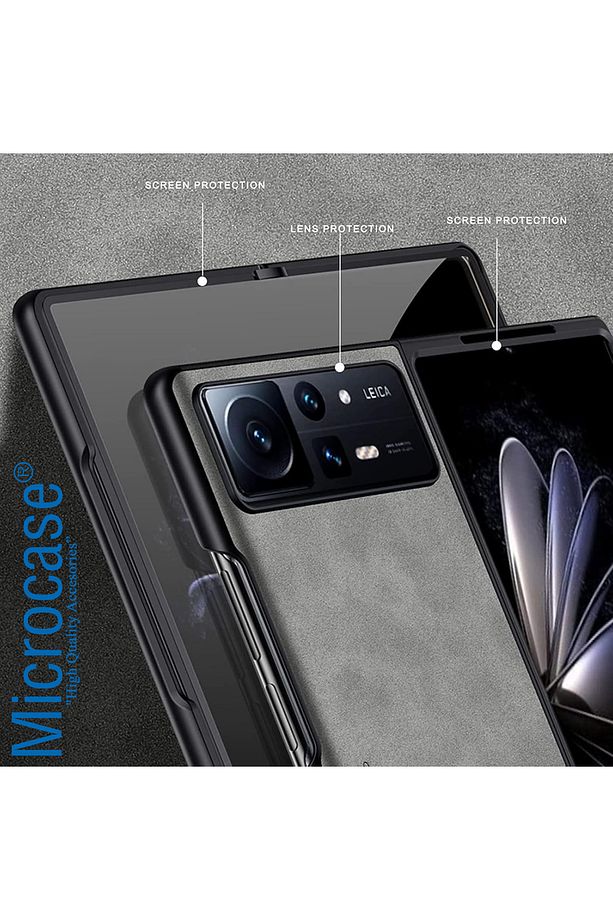 Tecno Phantom V Fold2 Deri Kaplama Kılıf-AL5121 - 2