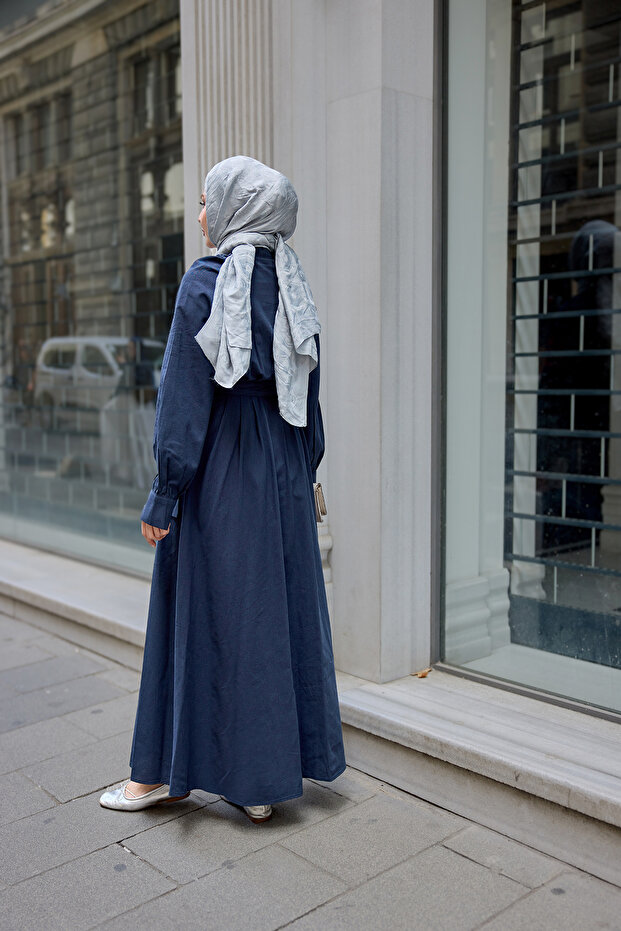 Rochie de mare de damă bleumarin - 5