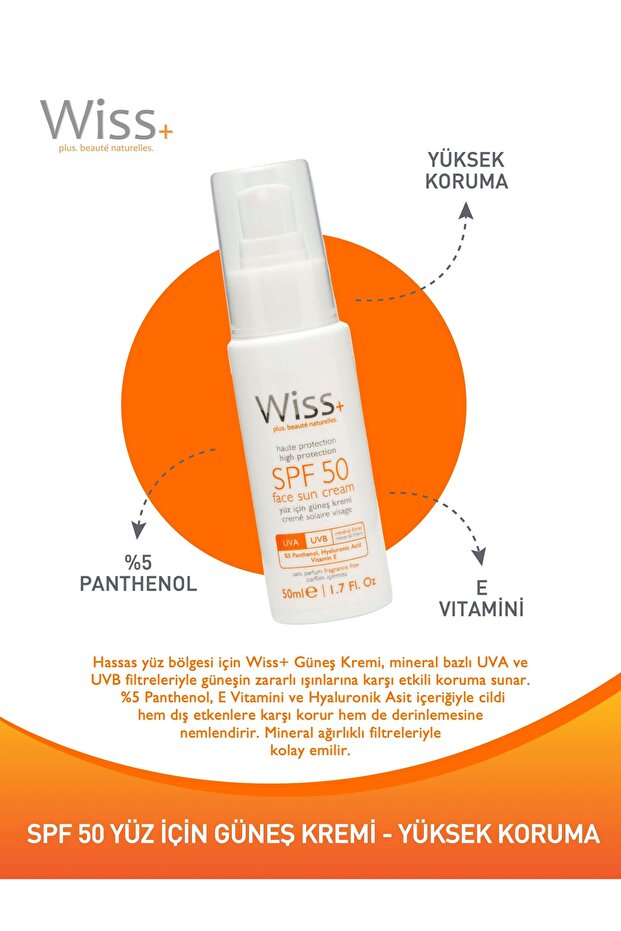 Face Güneş Kremi Spf50 50ml-antioksidan Yüz Için Güneş Kremi - 2