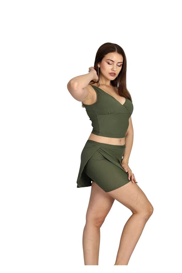 KADIN ETEKLİ ŞORTLU TANKİNİ - 3