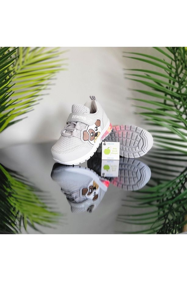 Anatomik Memory Foam İlkadım Hafif Rahat Yumuşak Unisex Işıklı Bebe Çocuk Sneaker Spor Ayakkabı - 3