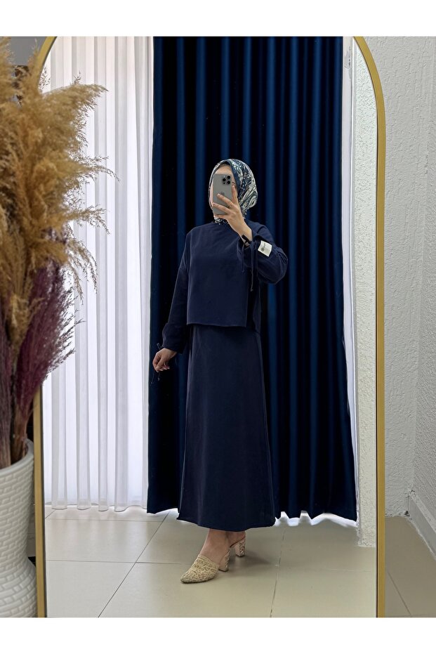 Sultan Arms Drawstring Single Lever Sticker Accessory Suit with Skirts-Ek-H-110-2 Navy