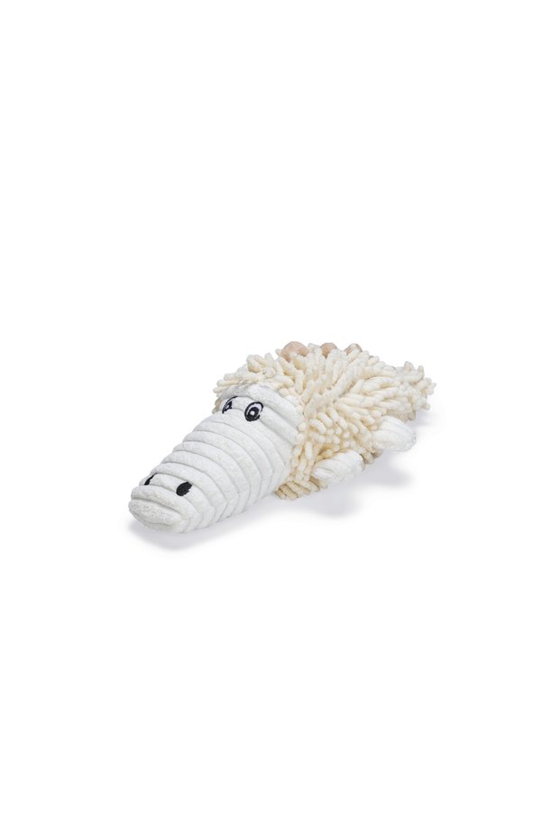 Dog Toy, Crocodile, Plush, White, 36X16X10Cm
