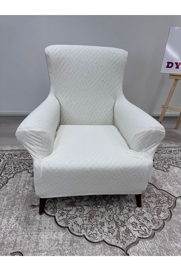 Berjer Örtüsü Berjer Kılıfı Tekli Koltuk Örtüsü Tekli Koltuk Kılıfı Tek Kişilik Örtü Sofa Cover - 5