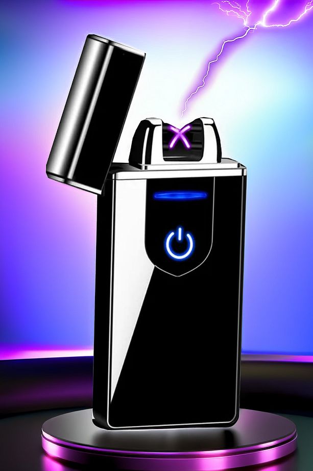 K21 Usb Şarjlı 2 Ark Alevsiz Çakmak -New Style - 6