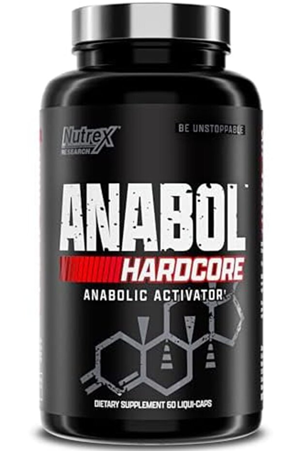 منشط أنابول هاردكور الابتنائي، عامل بناء العضلات وتقويتها، 60 قرصًا - 2