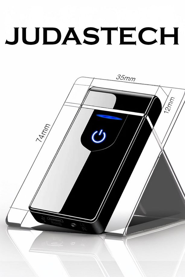 K21 Usb Şarjlı 2 Ark Alevsiz Çakmak -New Style - 9