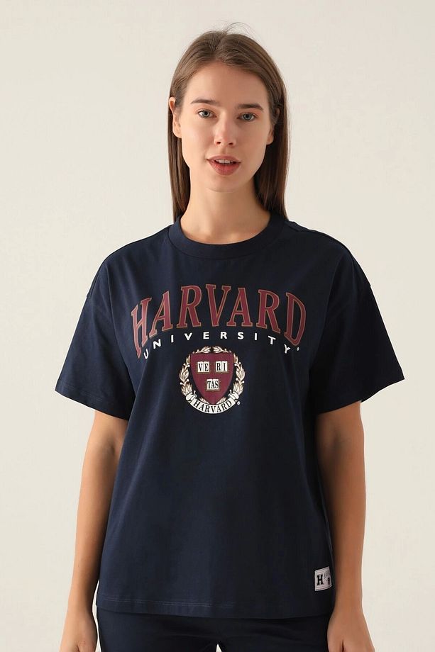 Harvard Kadın Tek Üst - Lacivert - 1