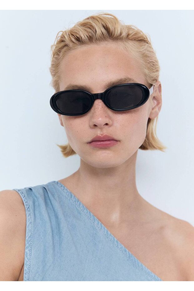 Drape asimetrik lyocell elbise - 7