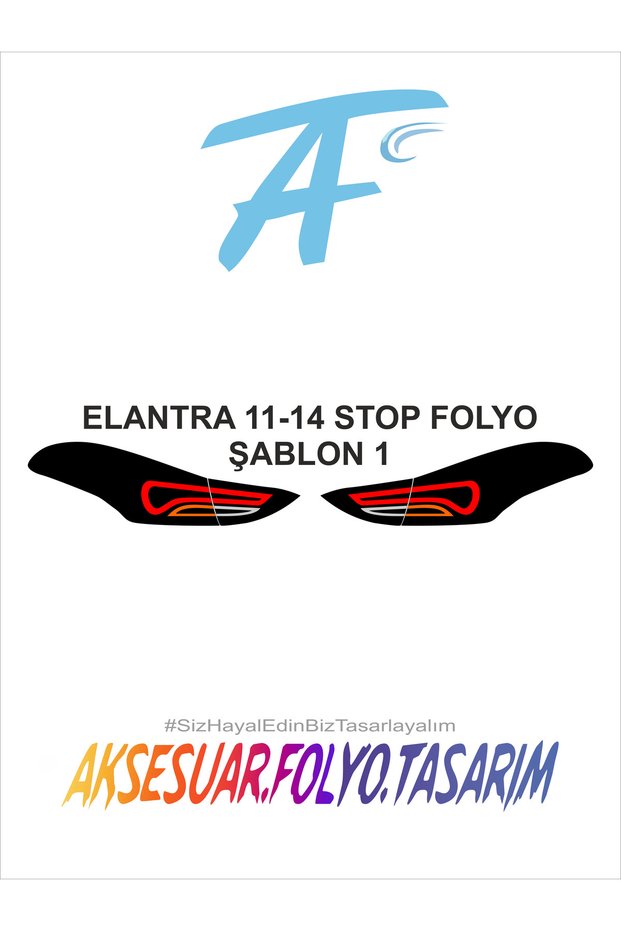 Hyundai Elantra 2011-2014 Stop Foil