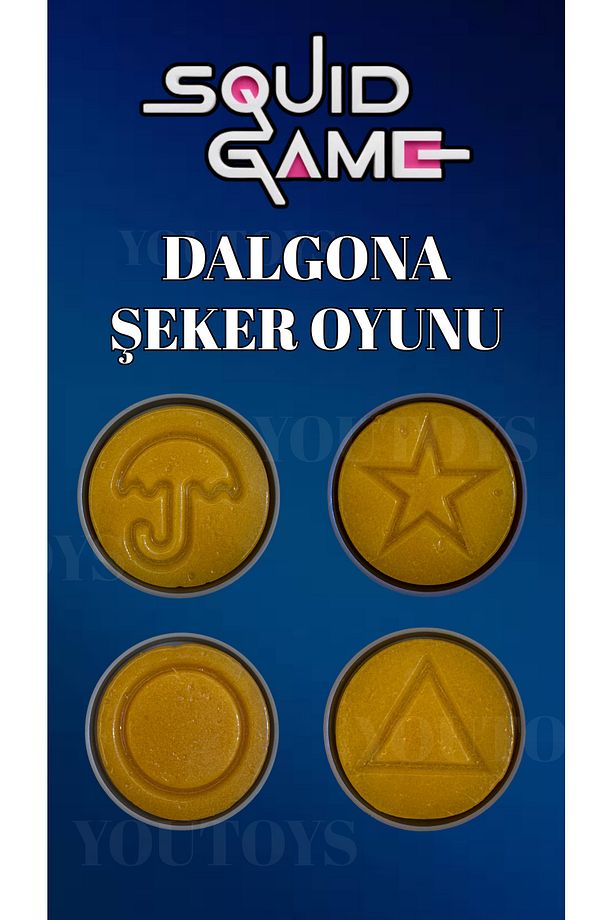 6 Oyun Tek Pakette- Şeker- Kumlu Ve Kutulu 5 Taş Ddakji Taş Devirme Topaç Jegi Davet Kartı Set - 3