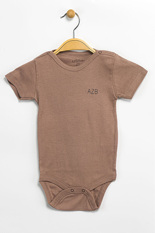 Baby Boy Girl 100% Cotton Bodysuit & Bodysuit with Snap Fasteners