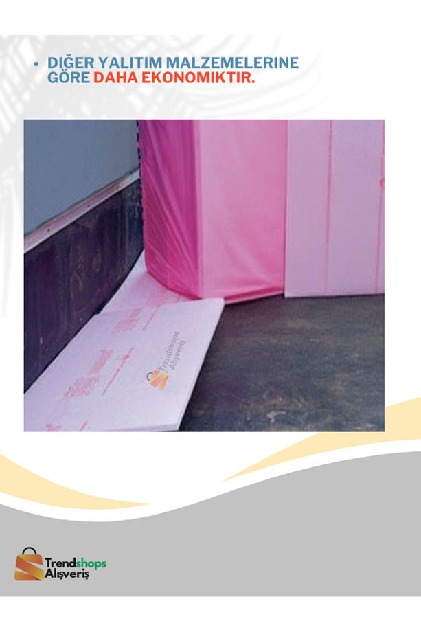 TSA-(2 ADET) 5CM 50X100CM Eps Strafor Köpük Isı Yalıtım Levhası 22 Dns - 7