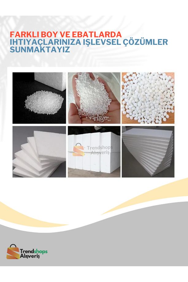 TSA-(10 ADET) 1CM 50X100CM Eps Strafor Köpük Isı Yalıtım Levhası 22 Dns - 4