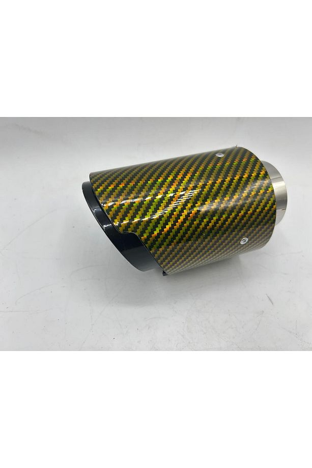 MONLİON SARI KARBON KAPLAMA EGZOZ UCU,GİRİŞ 60 MM,ÇIKIŞ 89MM TEKLİ - 6