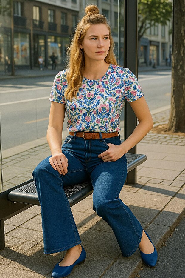 Desenli Tişört - 5