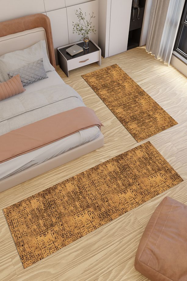 Dijital Baskı Makinede Yıkanabilir Kaymaz Taban Salon Halısı Yatak Odası Halısı & Yolluk Modelleri - 3