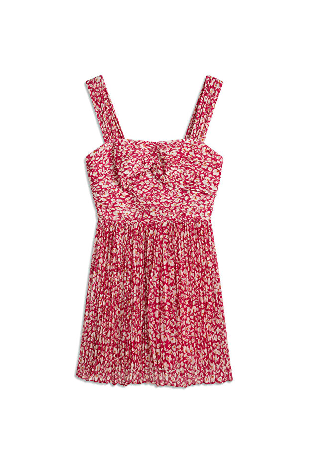 DESENLİ MİNİ ELBİSE - 3