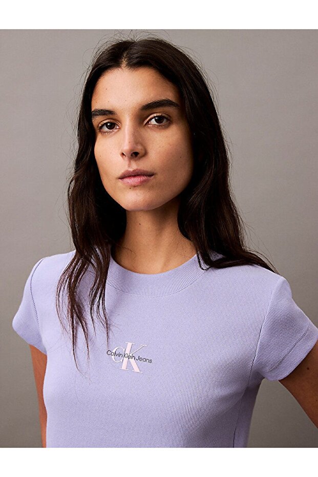 Kadın Lavanta Tişörtler - 2