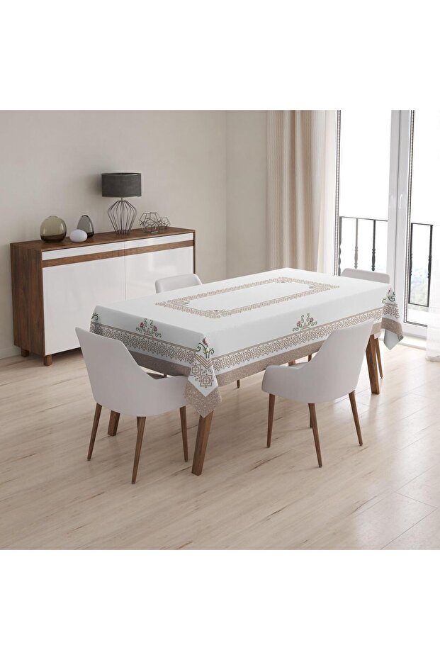 Table Cloth Hygienic Carefree Stain Resistant Dining Table Cover Tableware Cloth and Picnic Cloths 160X220Cm