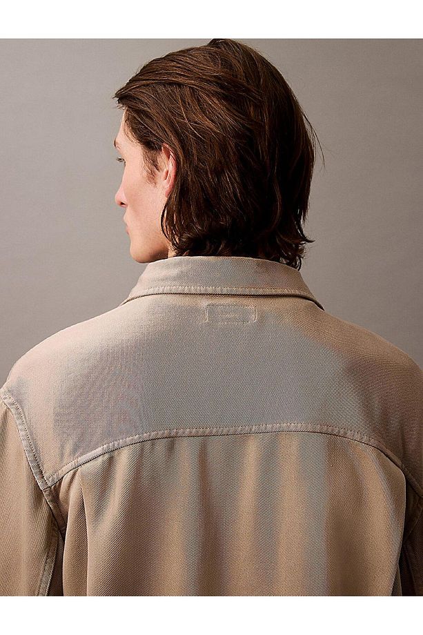 Erkek SOFT OVERDYE L/H TWILL OVERSHIRT Gömlek - 5