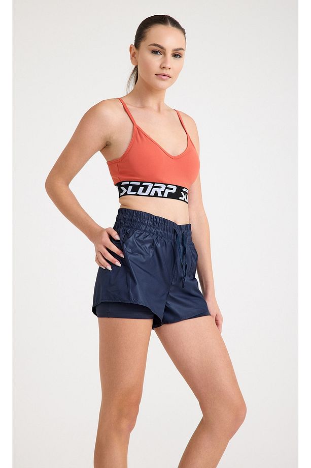 Chloe Kısa Taytlı Kadın Şort Navy - 2