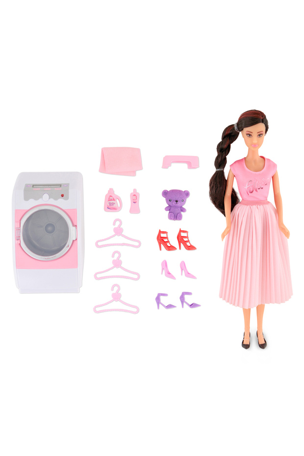 Doll with Laundry Set - 3