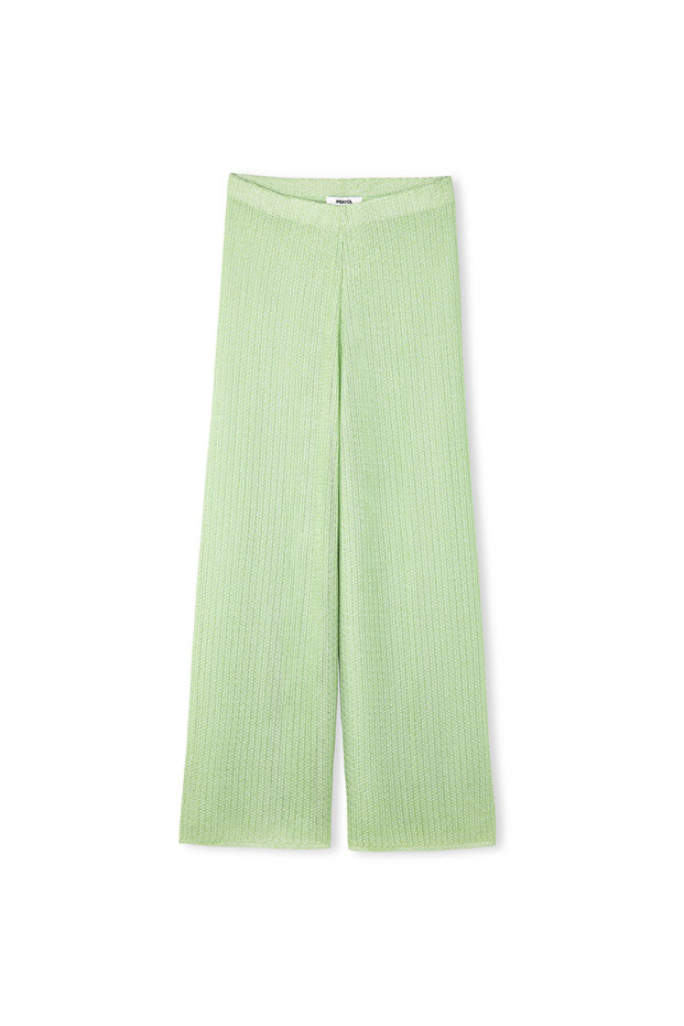 Ajurlu triko pantolon - 3