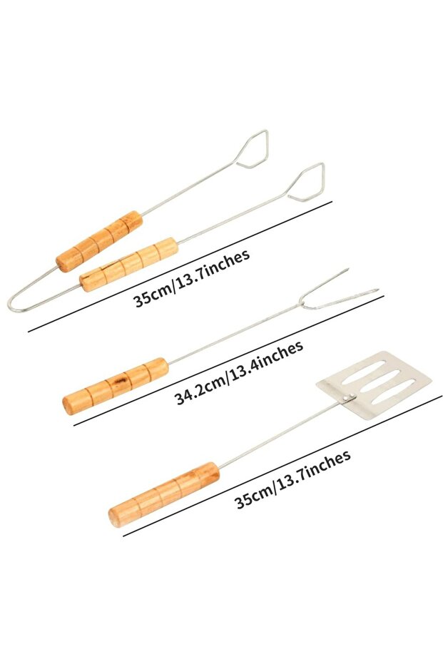 3-piece barbecue tool set - 2
