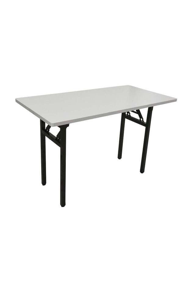 Grey folding wooden table