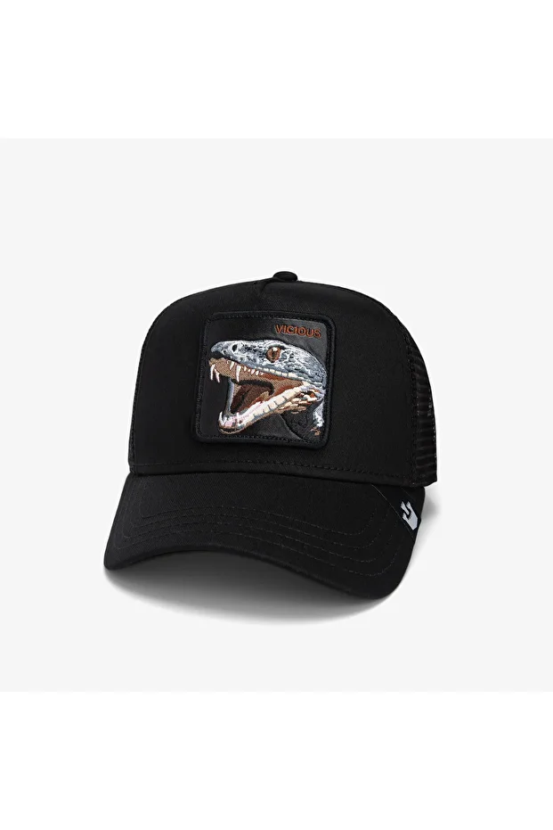 The Vicious Snake Unisex Siyah Şapka - 1
