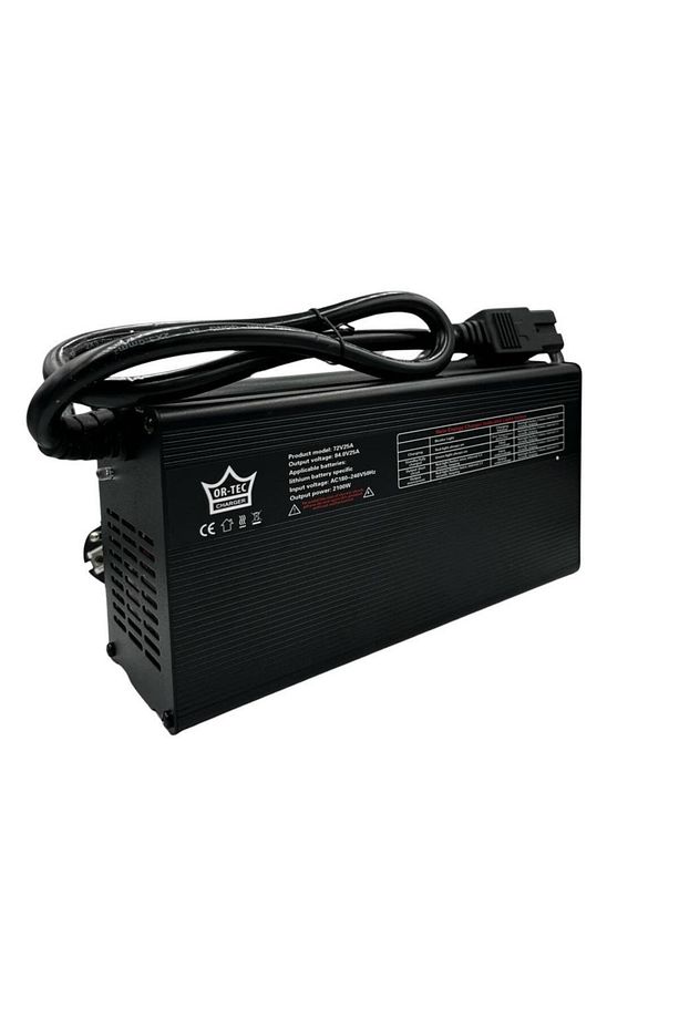 72V 100AH LiFePO4 Bluetooth Özellikli - 72V 25A Li-Ion ve LiFePO4 Şarj Cihazı Seti - 5