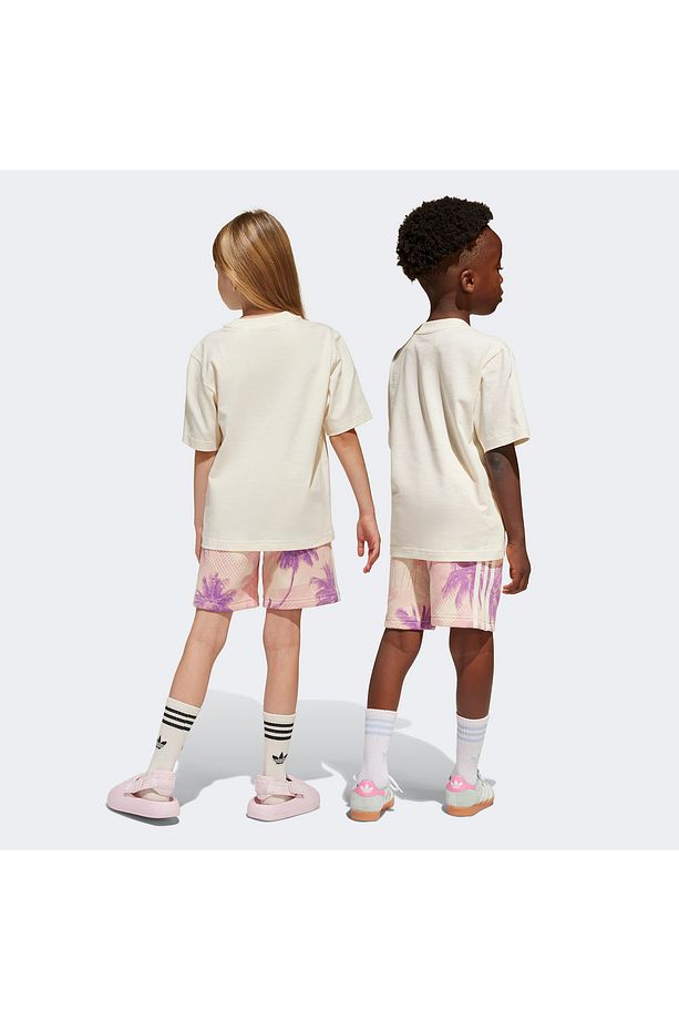 Short Tee Set Çocuk Bej Şort Takım - 6