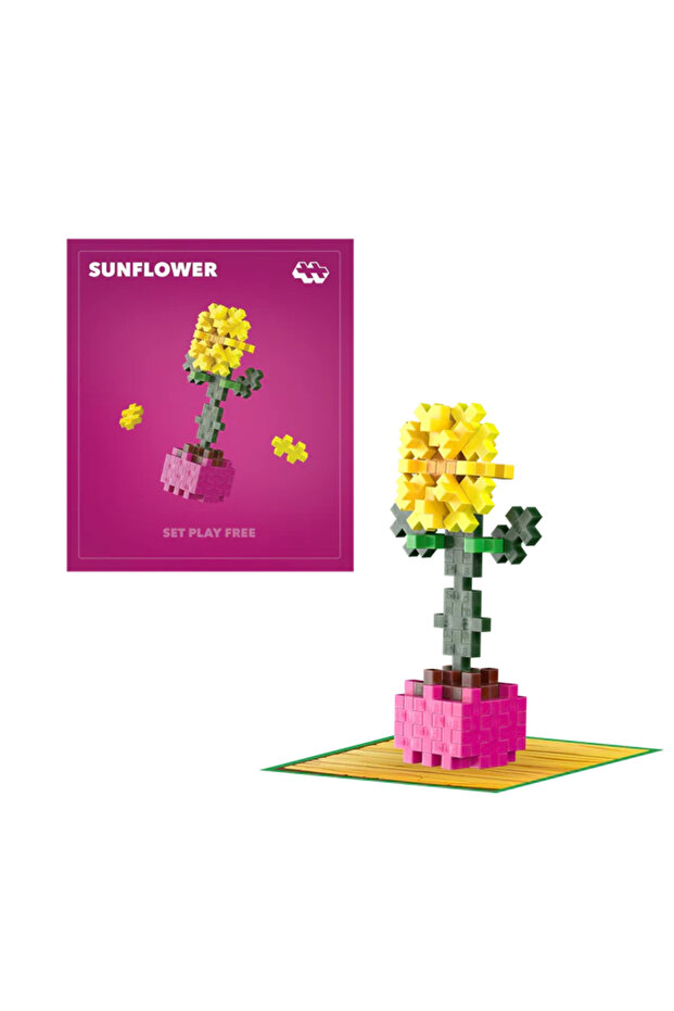Plus-Plus construction set, PLANTS - Sunflower - 6