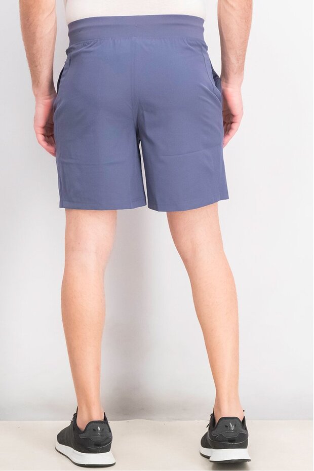 Men Drawstring Basic Shorts, Blue - 4