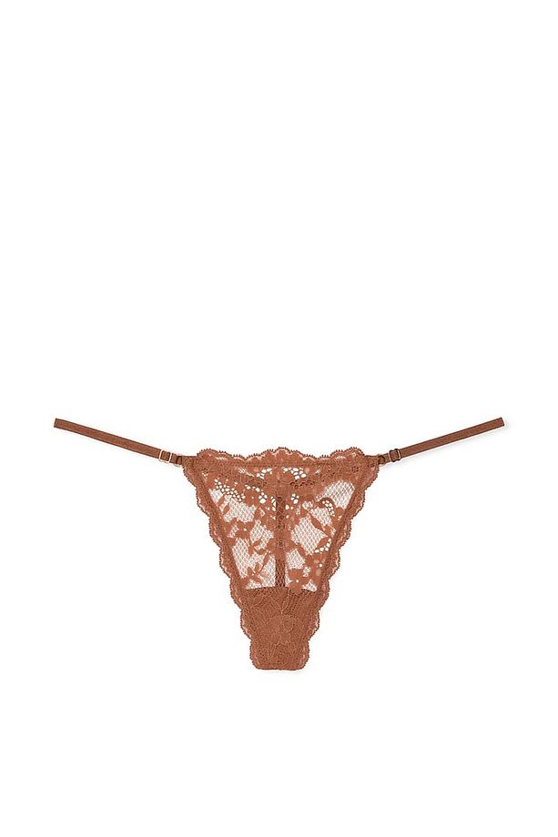 Dantelli Ayarlanabilir V-String Külot - 3