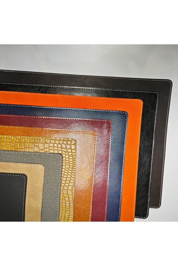 Leather Table Mat Pad Runner Single Cheap, Non-Slip Thermo Desk Mat Valentine's Day